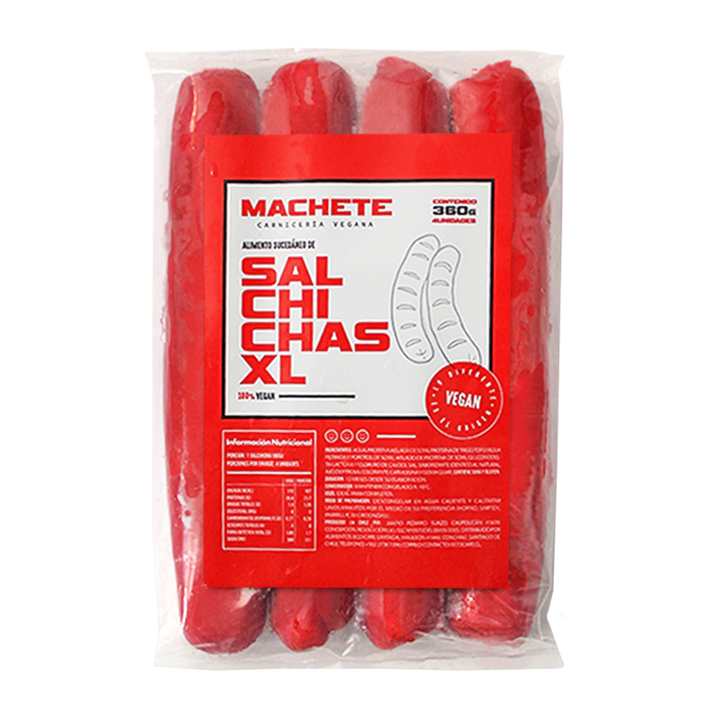 Salchicha vegetal XL 360gx22