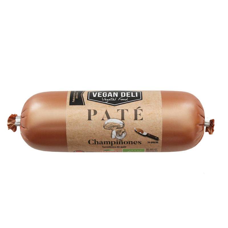 Paté vegetal con champiñones 150gx9