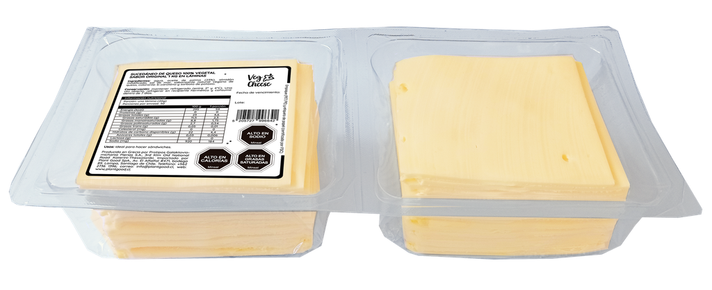 Queso vegetal en láminas sabor gauda HoReCa 350gx8