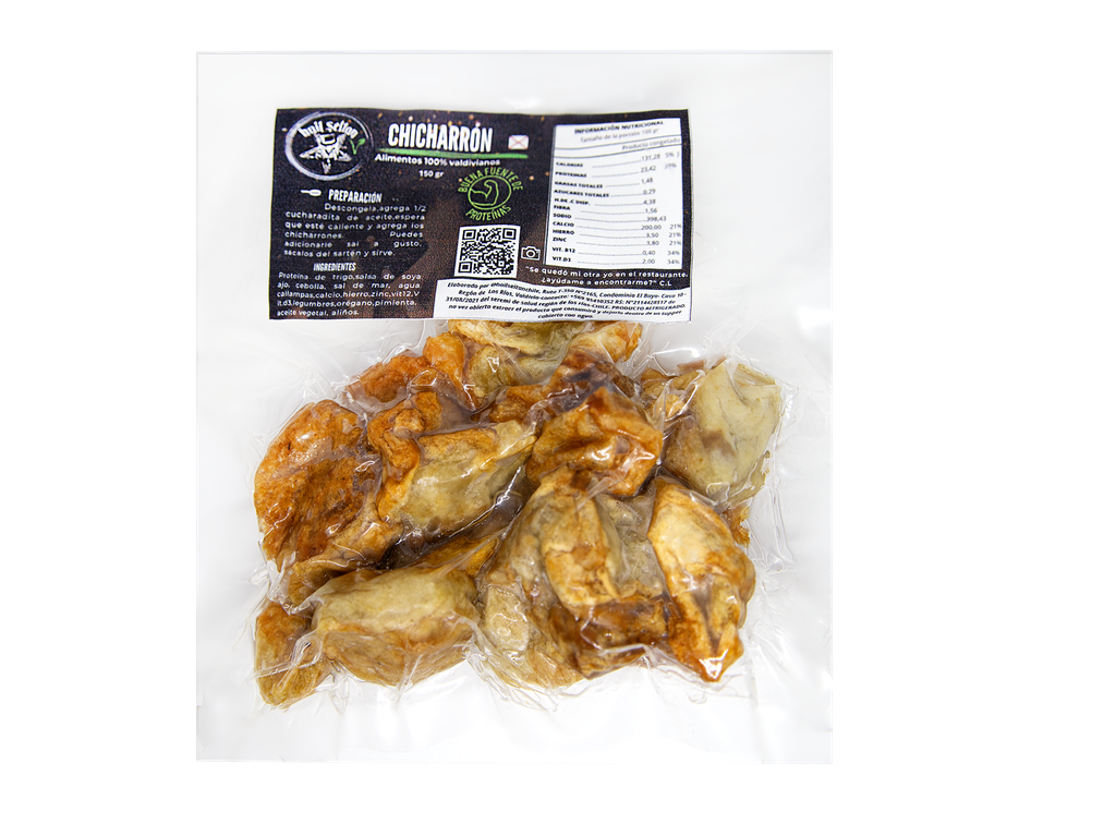 Chicharrón de seitán 150gx12u