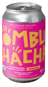 Kombucha cero calorías sabor Frambuesa 355mlx24