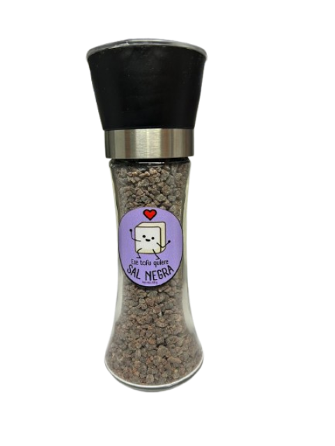 Molinillo de sal negra 200gx7u