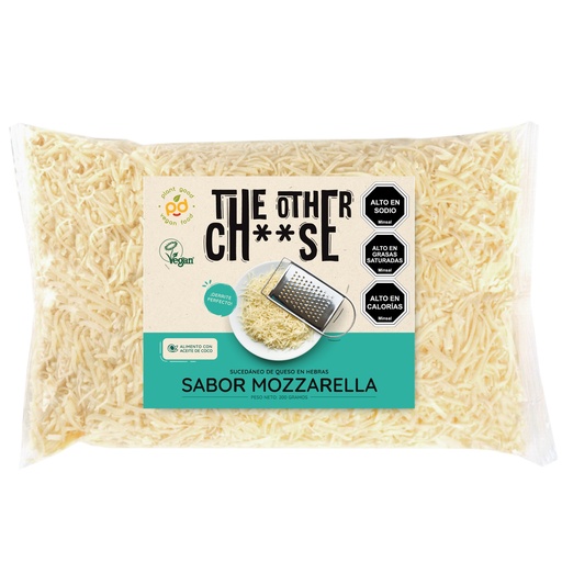 [EC-228] Queso vegetal sabor mozzarella en hebras derretible 200gx12