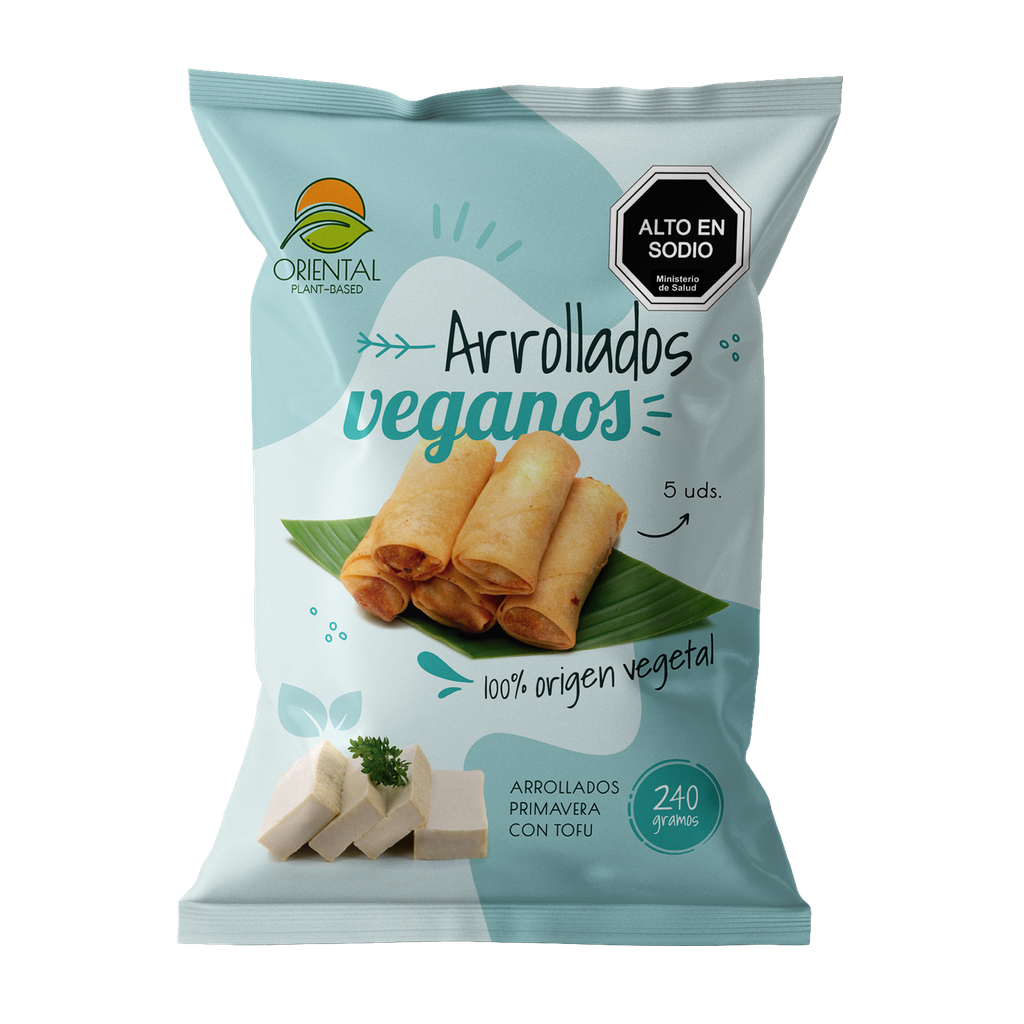 Arrollados primavera vegetal con tofu 240gx8