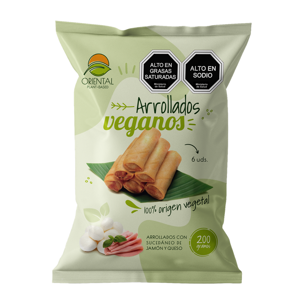 Arrollados veganos jamón-queso 200gx8