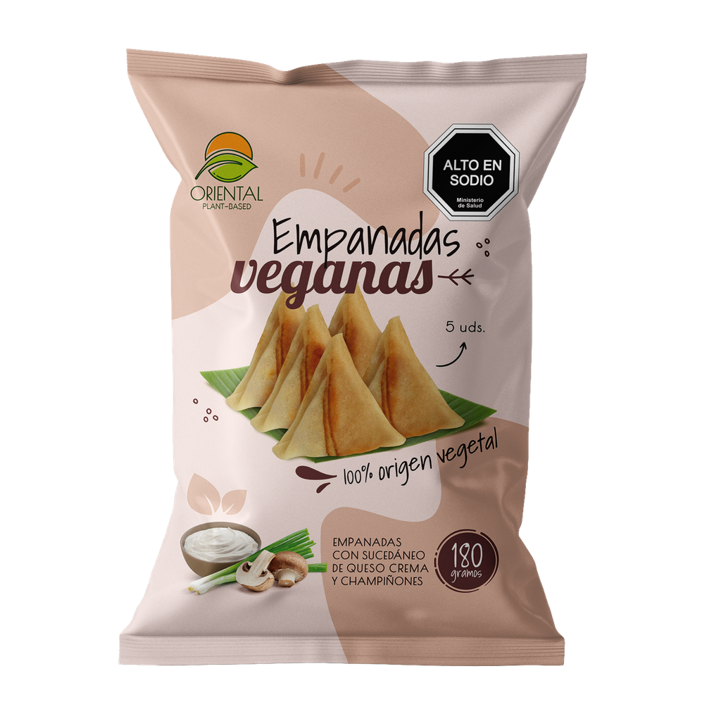 Empanadas champiñón-queso crema 180x8