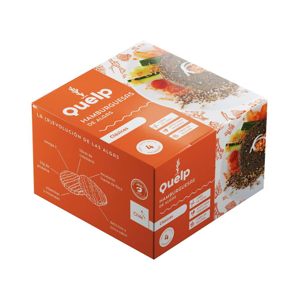 Hamburguesa de algas clásica 400gx6