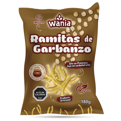 Ramitas de garbanzos grandes 180gx18
