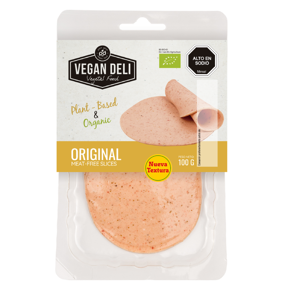 Original meat-free slices orgánico 100gx10