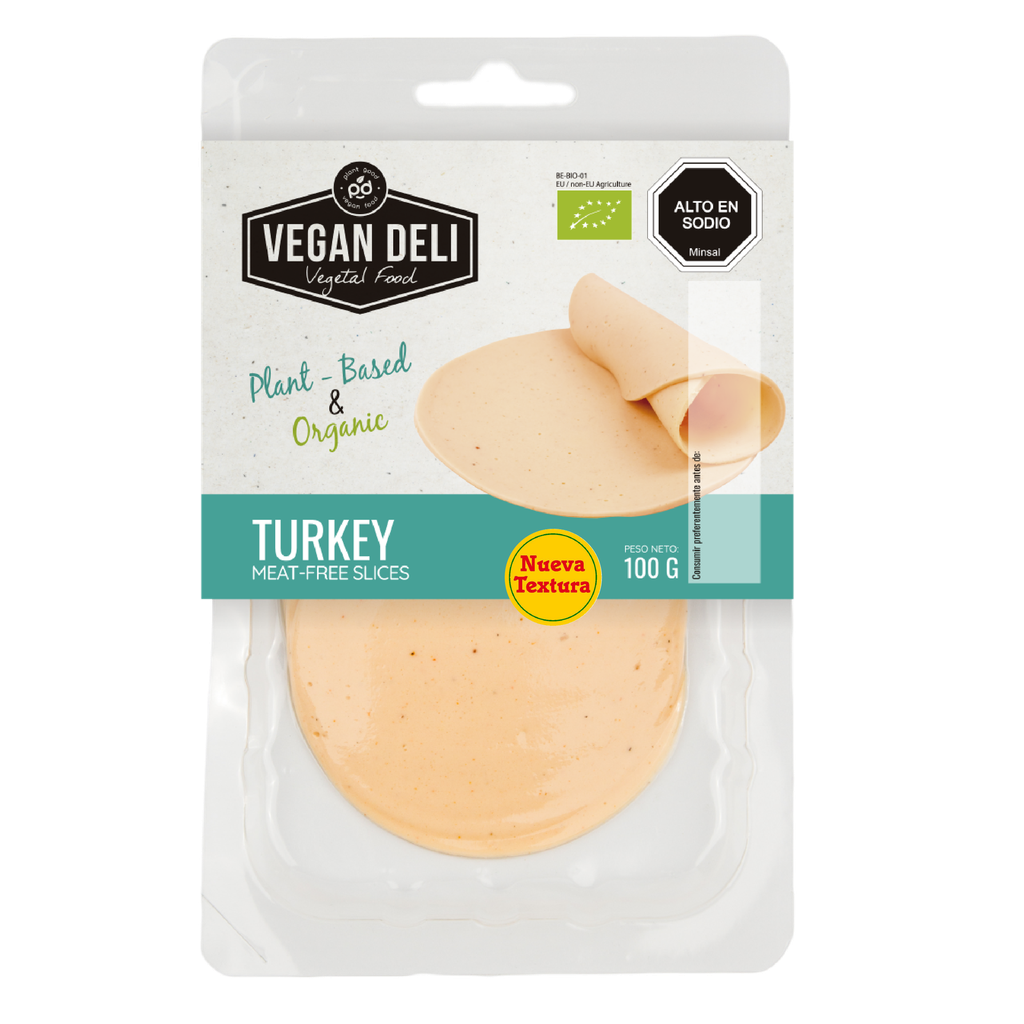 Turkey meat-free slices orgánico 100gx10
