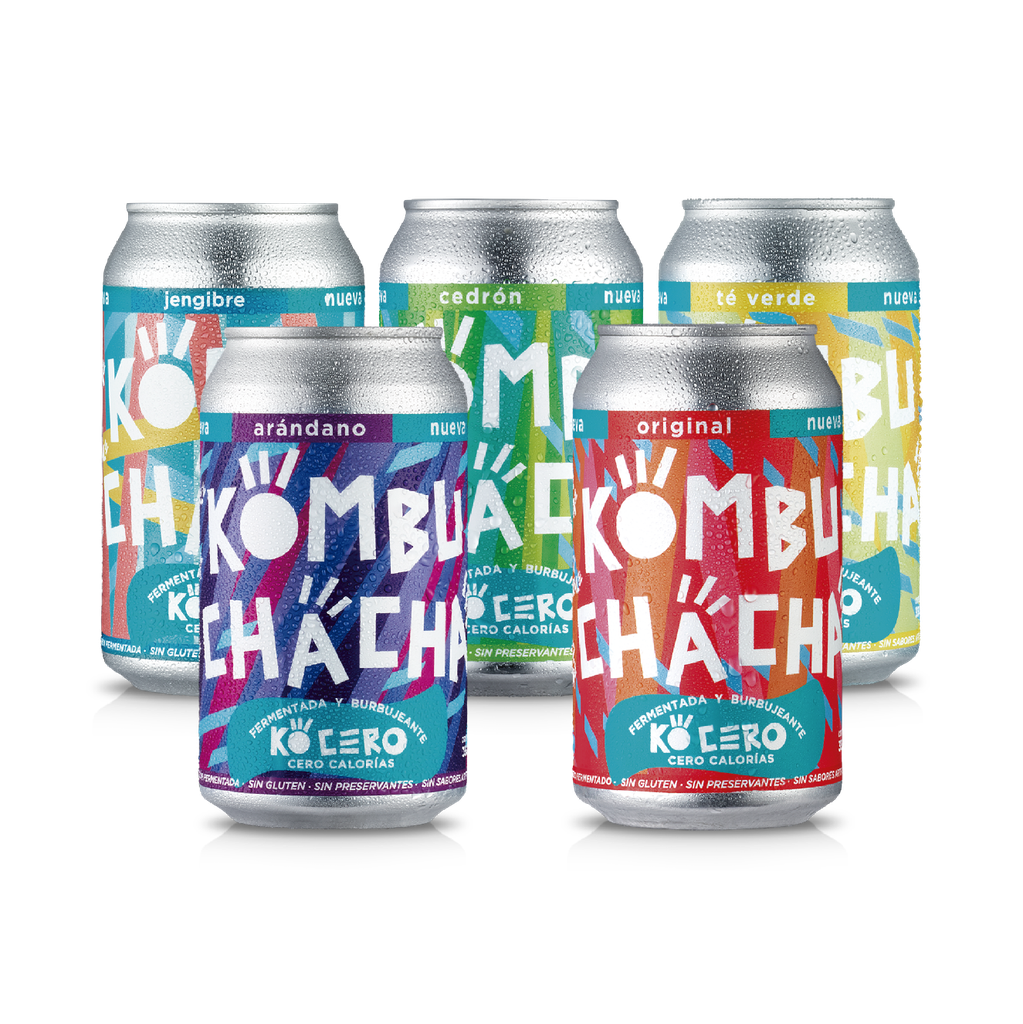 Kombucha cero calorías Mix 355mlx24