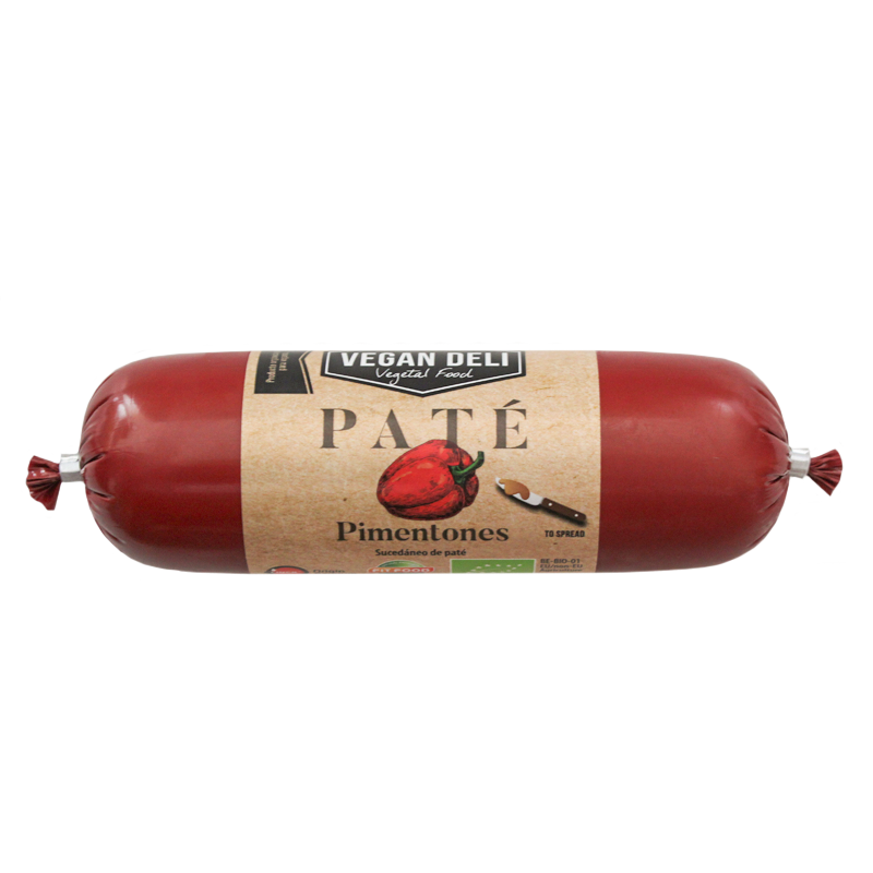 Paté vegetal con pimentones 150gx9