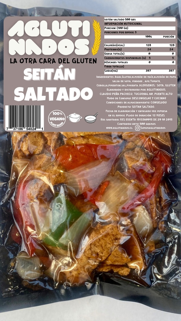 Seitán saltado 500gx8