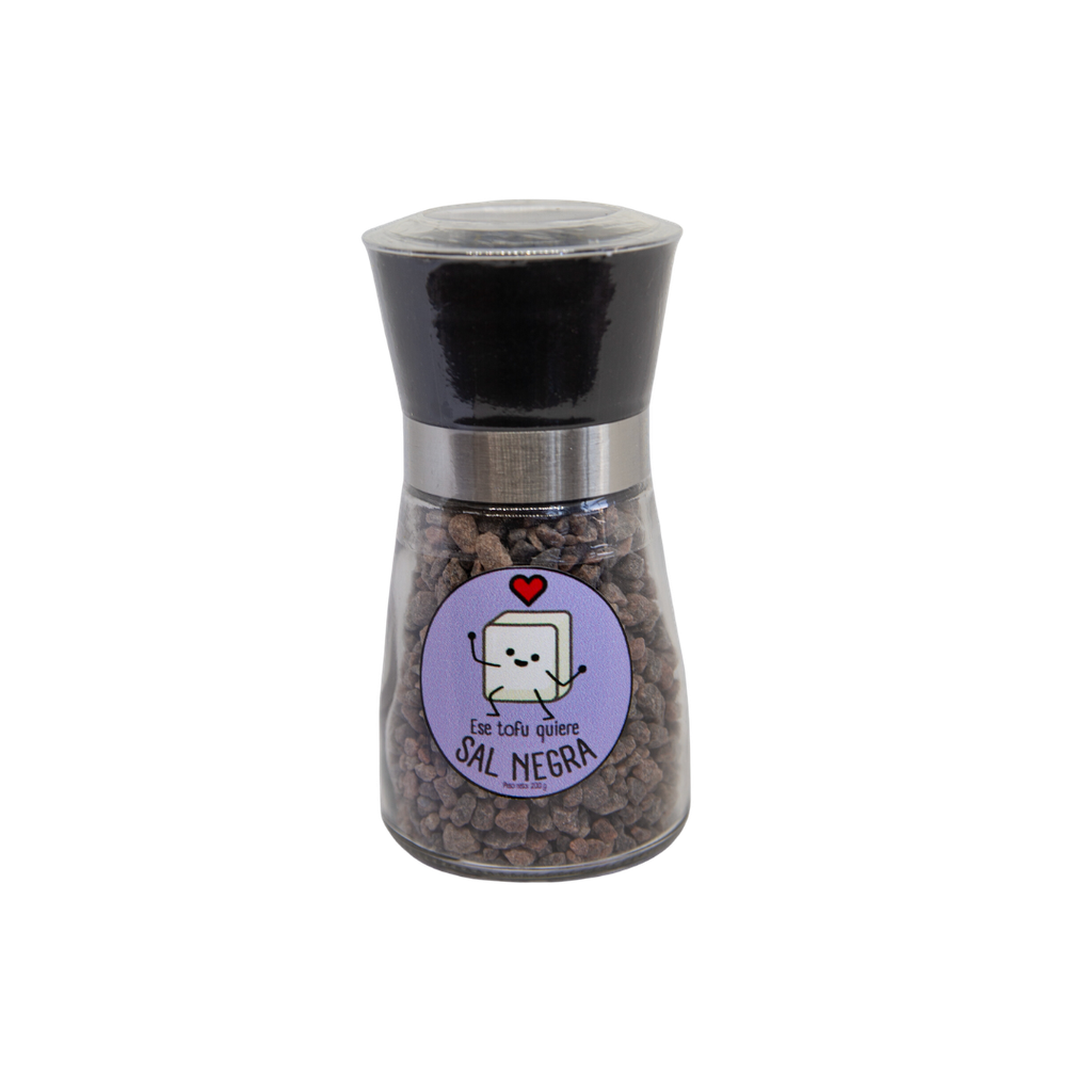 Molinillo de sal negra 200gx7u