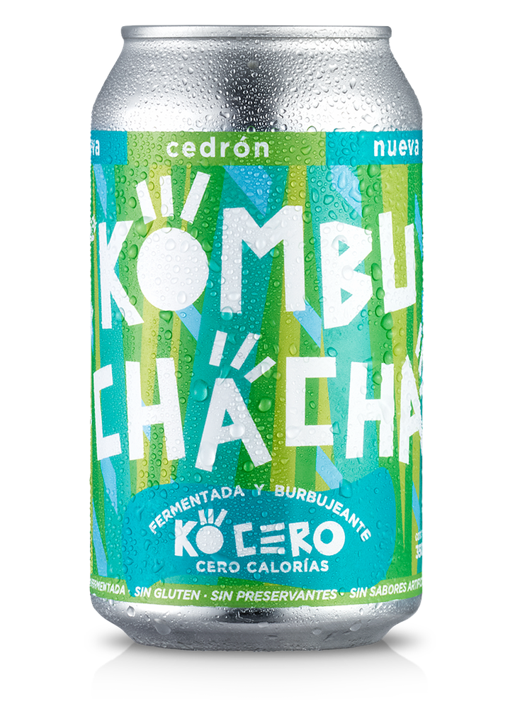 Kombucha cero calorías sabor Cedrón 355mlx24