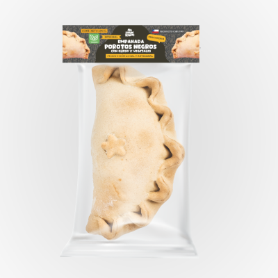 Empanada vegana porotos negros con queso 170gx12