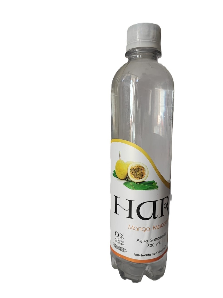 Agua saborizada con sabor Mango Maracuyá 500mlx12u