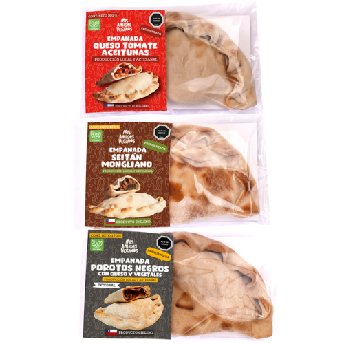 Empanada vegana variedades 160gx12