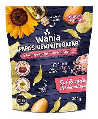 Papas centrifugadas de sal rosada del Himalaya 200gx16u