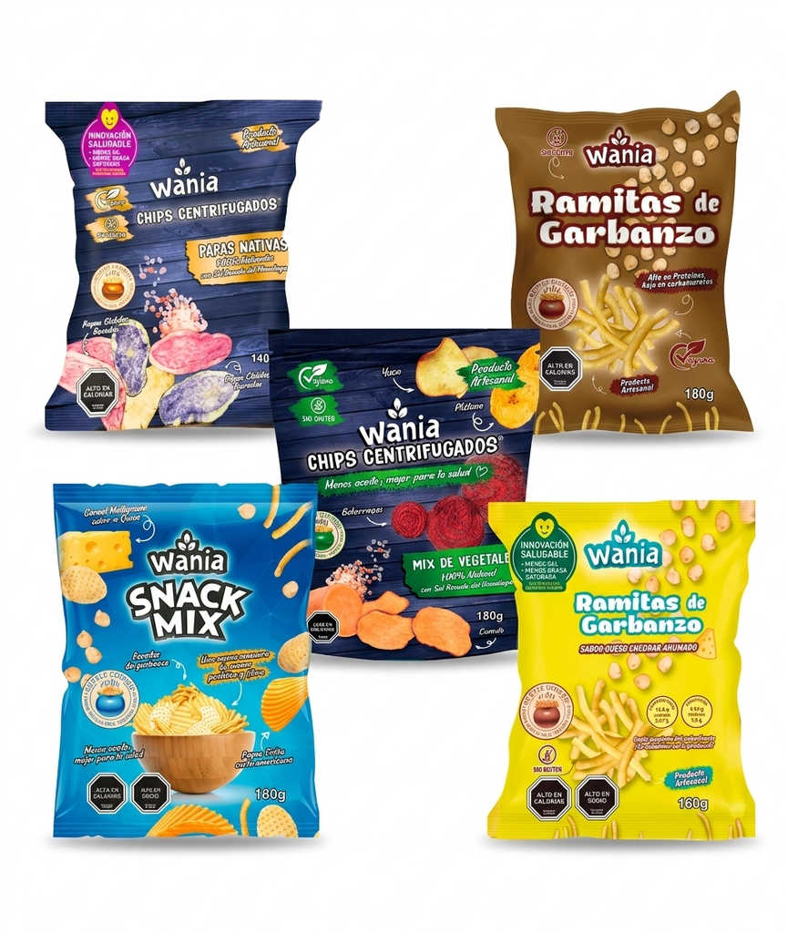 Experiencia Wania: Colección Completa de Snacks