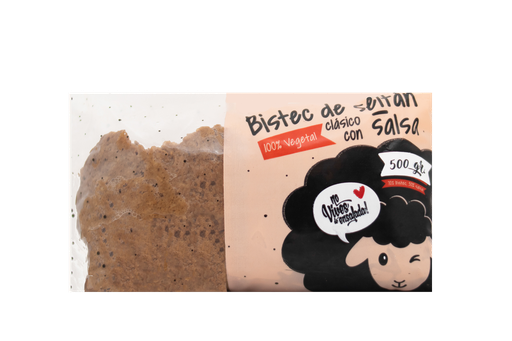 [EC-002] Bistec vegetal con salsa 500gx10