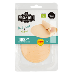 [EC-245] Turkey meat-free slices orgánico 100gx10