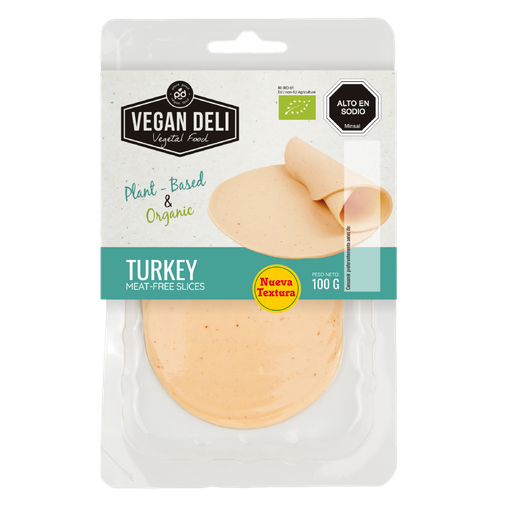 [EC-202] Turkey meat-free slices orgánico 100gx10