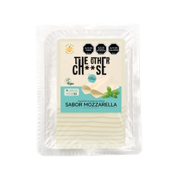 [EC-221] Queso vegetal en láminas sabor mozzarella 200gx12