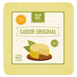 [EC-229] Queso vegetal en trozo sabor original 200gx15