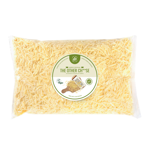 [EC-227] Queso vegetal sabor original en hebras derretible 200gx12 (OFERTA)
