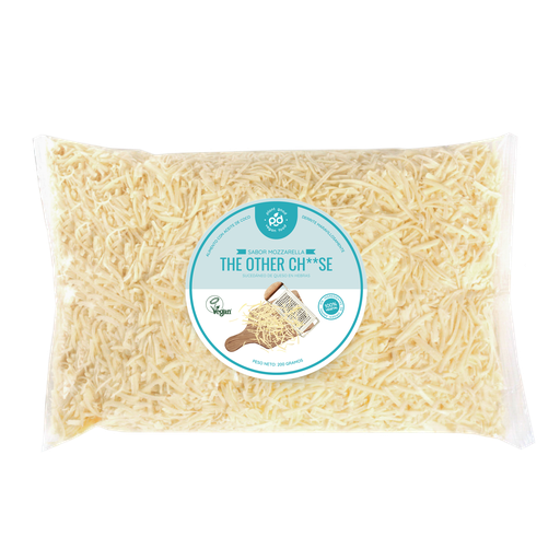 [EC-228] Queso vegetal sabor mozzarella en hebras derretible 200gx12