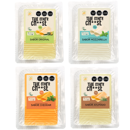 [EC-265] Queso vegetal en láminas MIX 200gx12