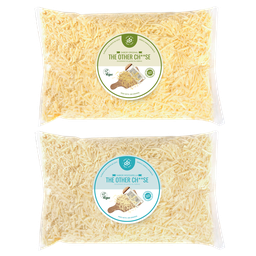 [EC-263] Queso vegetal en hebras derretible MIX 200gx12