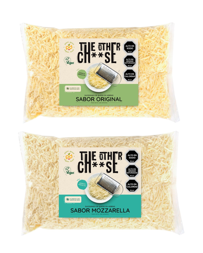 [EC-241] Queso vegetal en hebras derretible MIX 200gx12