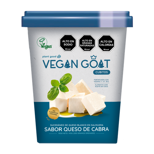 [EC-247] Queso vegetal sabor queso de cabra en cubos 200gx8U