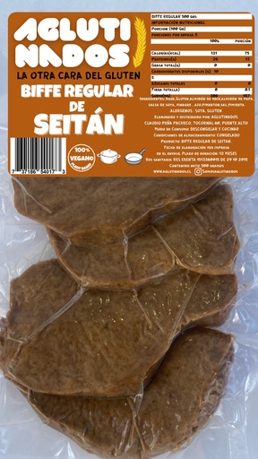 [EC-041] Biffe regular de seitán 500gx10