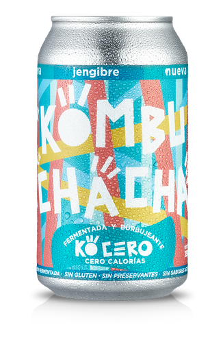 [EC-413] Kombucha cero calorías sabor Jengibre 355mlx24