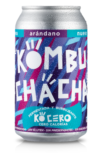[EC-415] Kombucha cero calorías sabor Arándano 355mlx24
