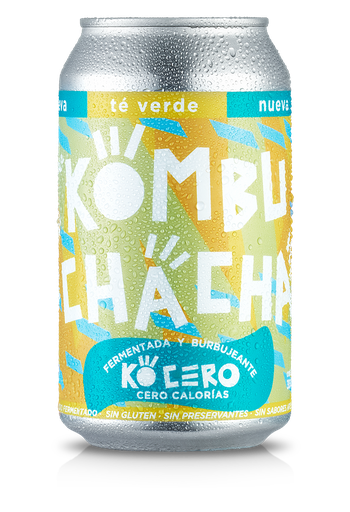 [EC-414] Kombucha cero calorías sabor Té Verde 355mlx24