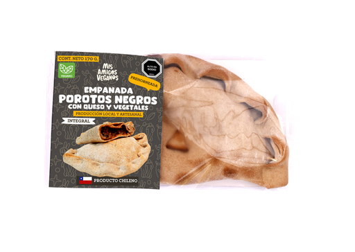 [EC-379] Empanada vegana porotos negros con queso 170gx12