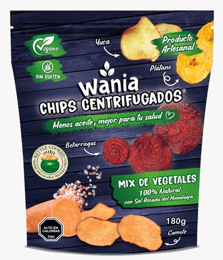 [EC-439] Chips centrifugados mix de vegetales 180gx18u